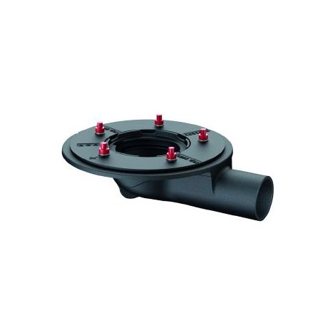 Dachablauf Spin Guss DN70 waagrecht m. PD-Flansch