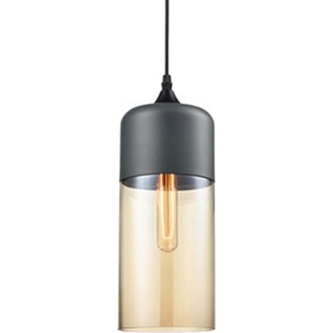 Suspension Luminaire Moderne Lampe À Suspension Rétro Vintage Plafonnier En Verre Pour Loft, Salon, Cuisine (1/5)