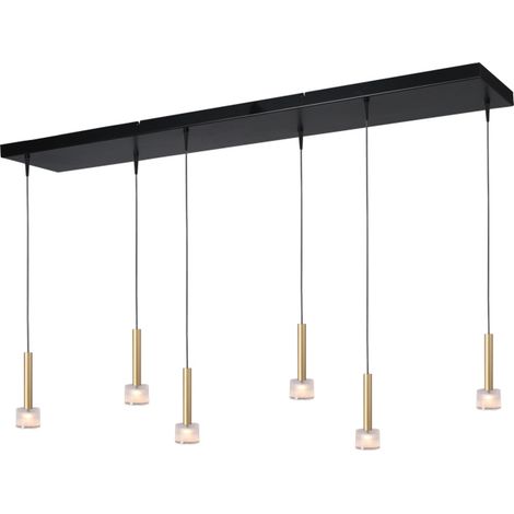 Lampe suspendue à 6 lampes Fabro LED - Or mat - 2991-05-02-130-25-6