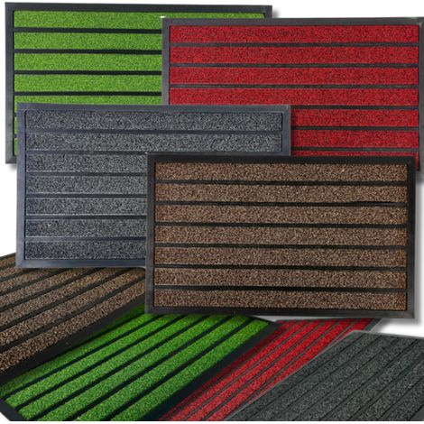 Zerbino da esterno per porte d'ingresso 75x45 cm, zerbino, fantasia, colori (1/5)