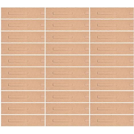 50 étuis à stylos en papier kraft, tubes en papier pour stylos individuels, étuis de protection pour stylos (cadeau)-15.4X4CM-Khaki (1/3)