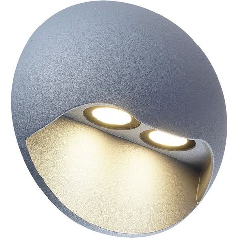 Applique murale extérieure LED design moderne 5800K lumière blanche neutre Diamètre 13 cm - PANGIVO (1/5)