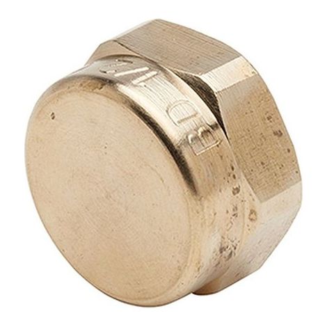 Bouchon femelle gaz naturel - Rousseau - Filetage femelle 15x21 - Joint d'étanchéité inclus - Compatible gaz naturel