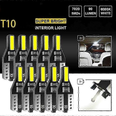 10er-Pack kompatible LED-Keillichtleiste für Volvo S60L S80L XC90 C70 V40 V50 V60 XC60 S40 S60 S80 für Einpark- und Freiraumbeleuchtung Edition 0620