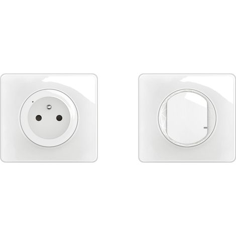 Legrand – Prise de courant commandée prête à poser – Blanc – Indice de protection IP44 – 16A – 2 pôles – CB0406 (1/3)