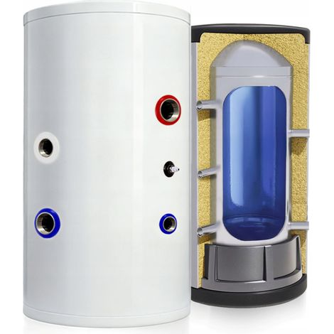 Réservoir tampon de stockage - 50 L - acier inoxydable - stockage - optimisation de la consommation