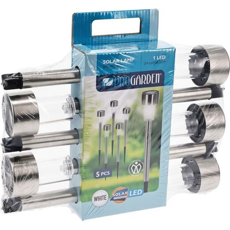 SET 5 LAMPARAS SOLARES