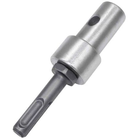 Adaptateur de perceuse à tarière, adaptateur filetage, mandrin sans clé 1/2", tige ronde M13 x 15 mm (1/4)