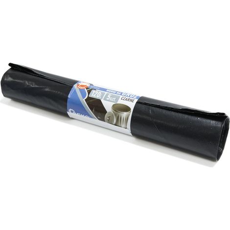 Bolsas de basura GRUZ 120L (rollo de 5) - negras (20) (1/2)