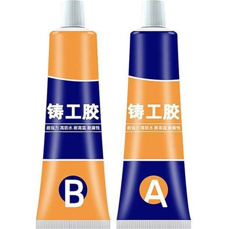 Colle De Réparation Métallique - Pour Moulage En Acier - Résiste À La Chaleur Et Au Froid - 100 G (1/5)