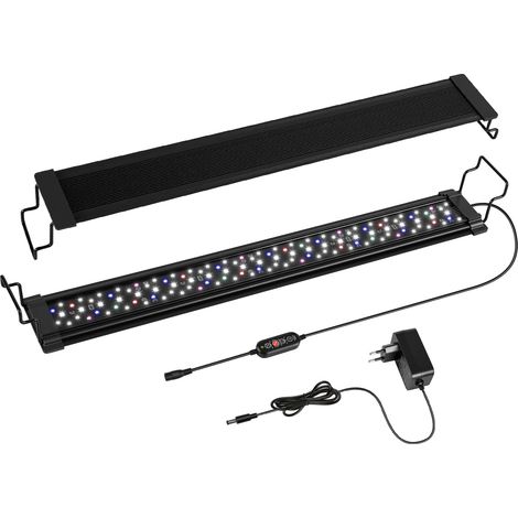 Wolketon Farbige LED-Lampe für Aquarien 28 W mit Halterung und Zeitschaltuhr (1/5)