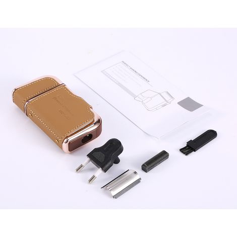 Rasoir électrique Rechargeable Portable pour hommes, rasoir pour couper la barbe, les cheveux et la moustache (1/5)