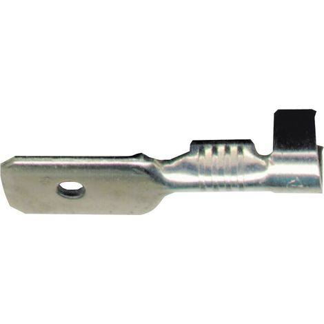 Cosse à languette mâle 2.8 x 0.8 mm Vogt Verbindungstechnik 379908.60 180 ° non isolé métal 1 pc(s)