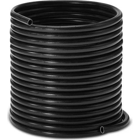 1 Tuyau d'Arrosage 15m Renfort Fibre PVC 1.3cm Résistant 300psi Pour Jardin