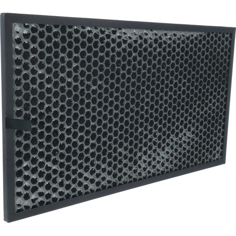 vhbw Aktivkohlefilter Ersatz für Sharp FZ-C150DFU, FZ-C100DFE, FZ-C100DFU, FZ-C150DFE für Luftreiniger - Luftfilter Schwarz