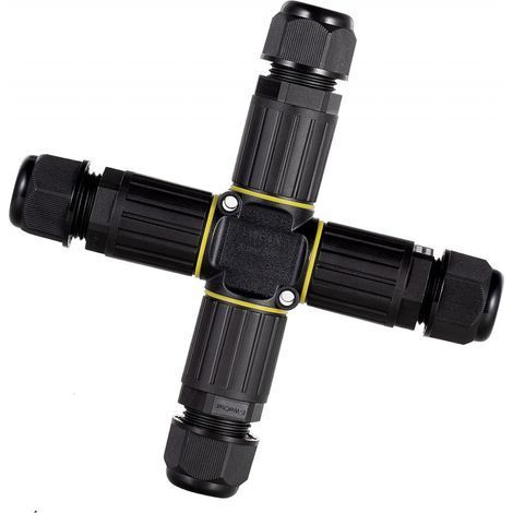 4-way waterproof cable connector, for cables with a diameter of 9-12 mm, for outdoor junction box. (1/5)