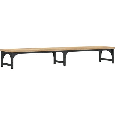 Supporto per monitor tavolo mobile ufficio sonoma 105 x 23 x 155 cm legno ingegnerizzato marrone 020044983