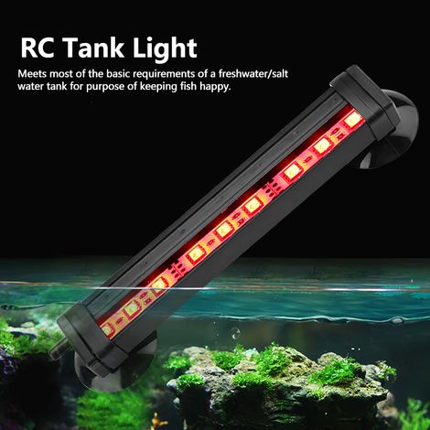 Télécommande et Manuel de Changement de Couleur - Lampe LED Aquarium Économie d'Énergie avec Bulles Colorées Lumineuses (100-240V, 16cm Norme Européenne) - AUTRES