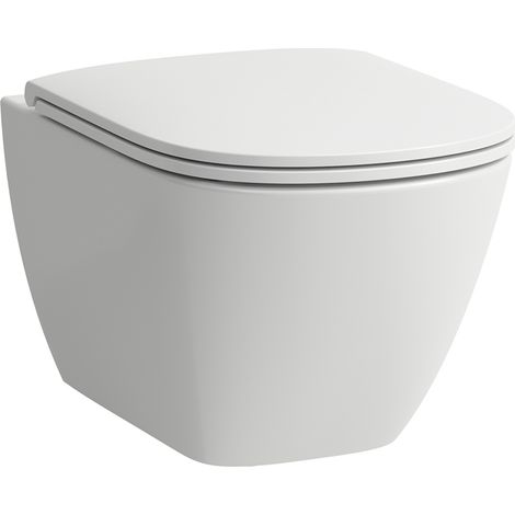Laufen Lua - Wand-WC mit WC-Sitz SoftClose, Rimless, weiß H8660800000001 (1/5)