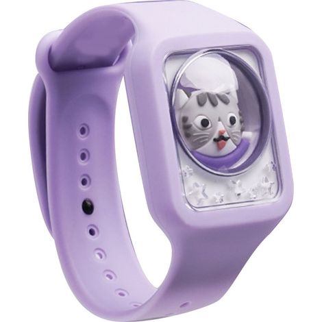 Bracelet anti-moustiques longue durée, sans fuite, multifonction, sans danger, anti-piqûres pour enfants, extérieur, violet (1/5)