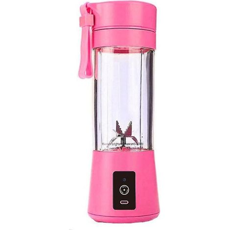 Mini blender personnel portable rechargeable par USB avec 6 lames puissantes pour smoothies et milkshakes (1/4)