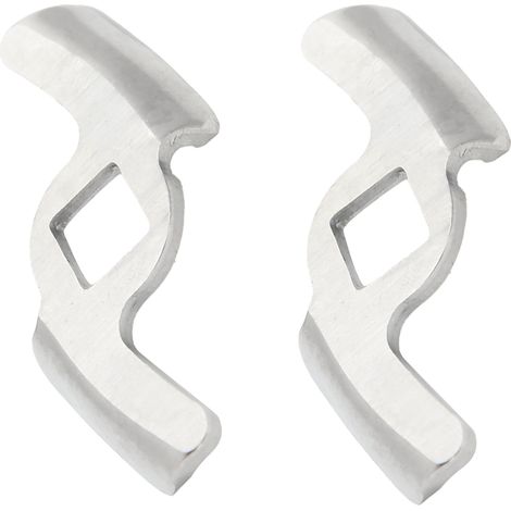 lames de hachoir à viande en acier inoxydable 304, accessoire de disque de broyage pour hachoir de type 5/B (trou carré de 8 mm, 2 lames) (1/5)
