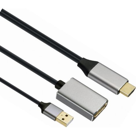 Gembird - Adaptateur HDMI vers DisplayPort 4K - 60 Hz, 10 cm (1/5)