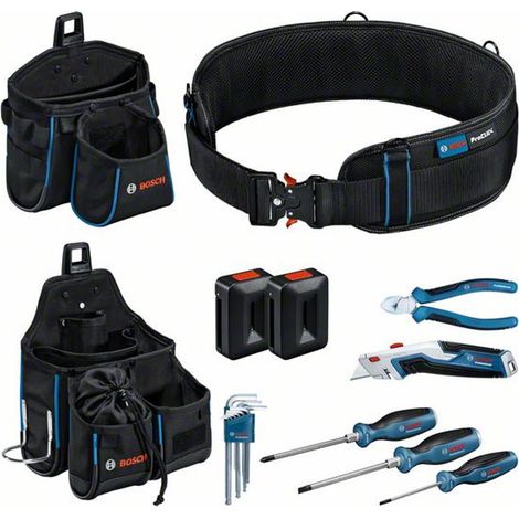 Bosch Combo Kit Werkzeuggürtel und Handwerkzeug-Set (1/5)