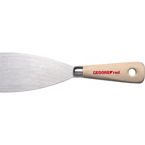 R93400060 Espátula de 60mm con mango de madera y orificio