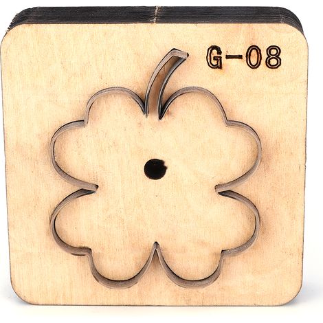 Moule de découpe pour le travail du cuir, couteau à perforer le cuir, gabarit de moule, outils à main pour le bricolage (G-08) (1/3)