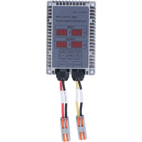 MPPT Solar Charge Controller 24 to 85V, Waterproof PWM Solar Charge Controller, Intelligent Solar Panel Battery Regulator, MPPT Solar Charge Controller with Display (300W) (1/5)