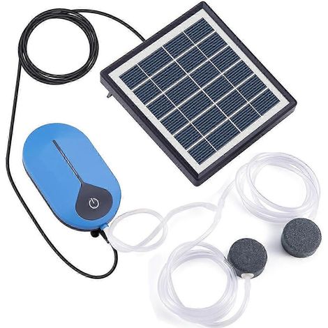 Ce kit de pompe à air solaire de 1,5 W est idéal pour la culture hydroponique et comprend un panneau solaire, un tuyau d'air et une pierre à air. Il propose trois modes de fonctionnement et peut être (1/5)