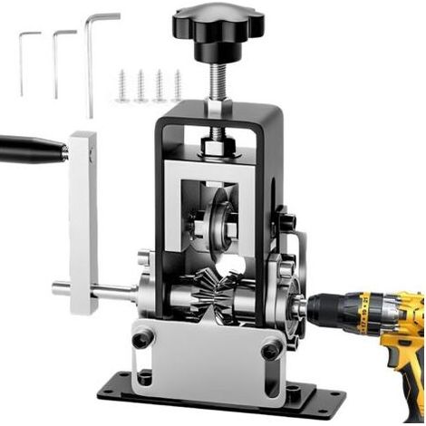 Automatique Denudeur de Cable Electrique pour câble 1-25 mm, Machine a Denuder Le Cuivre, Outil à Dénuder Les Déchets de Câbles pour Le Recyclage Des Fils (1/5)