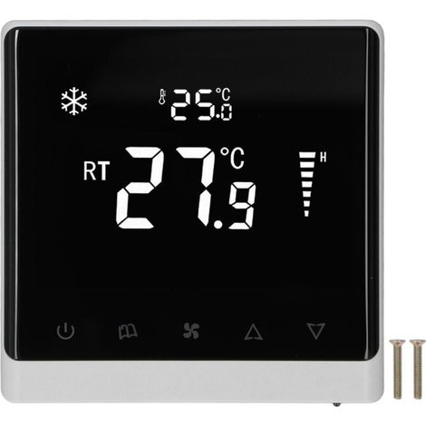 Ventilateur de climatisation Thermostat thermostat à domicile Contrôleur de température du panneau DC sans balais 180‑260V (1/4)