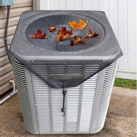 Housse Protection Climatiseur Extérieur - 71x71 Cm - Maille Respirante Impermeable - Pour Unite Murale Ou Cour - 1 Piece (1/5)