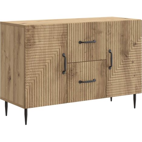 vidaXL  Sideboard  Artisan Oak 89 x 34.5 x 60 cm Engineered Wood