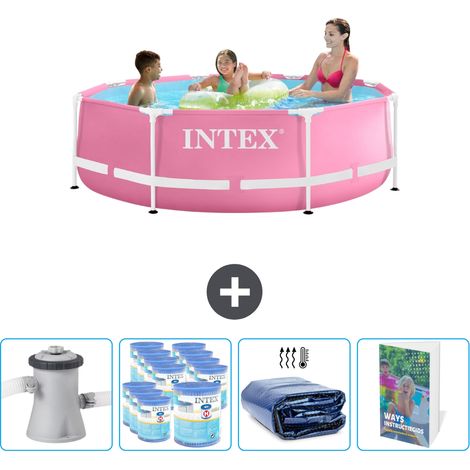 Intex Piscina con estructura Redonda - 244x76 cm - 7-piezas  SCB118 (1/5)