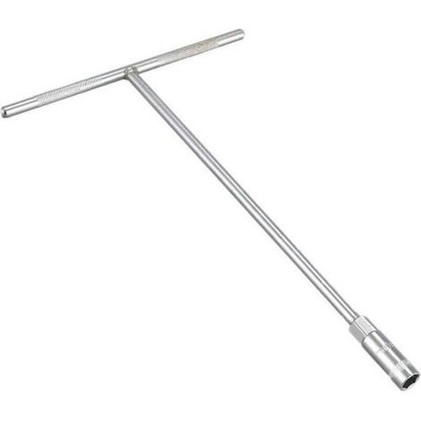 1 clé à douille longue SENRISE 16 mm hexagonale en forme de T, argent (1/5)