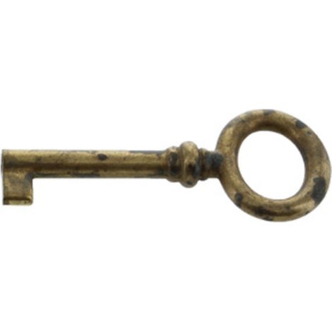 CHIAVE P/MOBILI 33728 29X69 MM OTTONE ANTICATO Q.TA 25