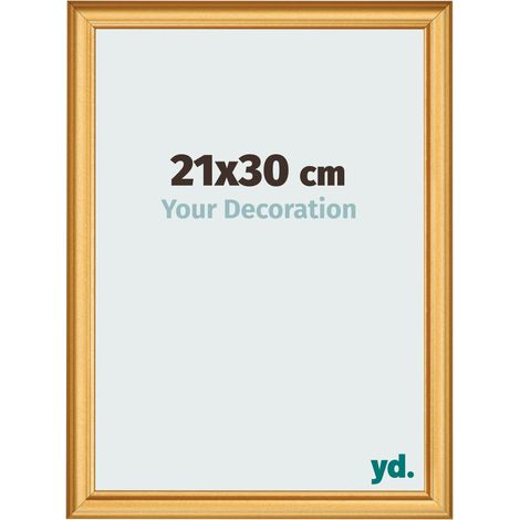 yd. - Cadre photo 21x30 - Or Mat - MDF - Lazio (1/5)