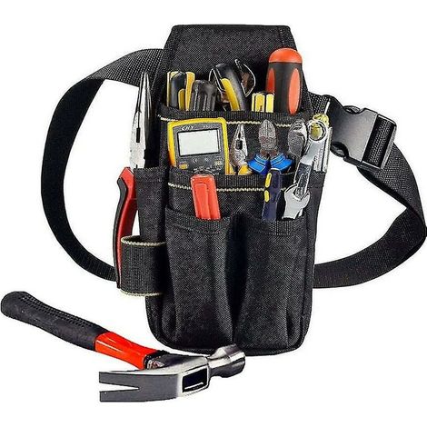 Ceinture porte-outils professionnelle 15 poches – Toile Oxford 600D imperméable – Conception ergonomique pour confort au dos – 131 cm max (1/5)
