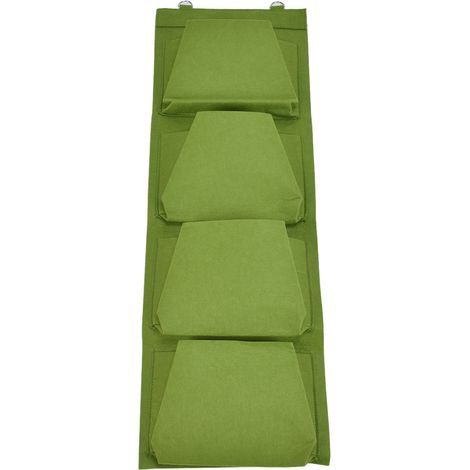 Sac de culture mural biodégradable en feutre, pochette pour fleurs, jardinière pour cour ou jardin. (1/5)