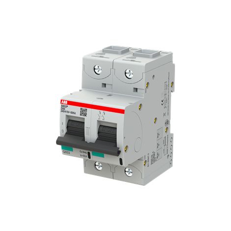 S800P Disjoncteur modulaire 2P -80A courbe D 50kA 2CCG001241R0001 ABB G151710 (1/3)