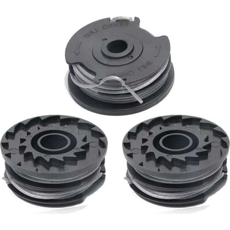 Lot de 3 Bobines de Rechange pour Débroussailleuse 1.65 mm 18 m Compatible Art 24 27 30 30-36 Li (1/4)