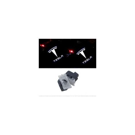 Repuestos para luces de bienvenida de Tesla, específicamente para luces de proyección LED en las puertas del Tesla Model 3 X - Crezuo (1/5)