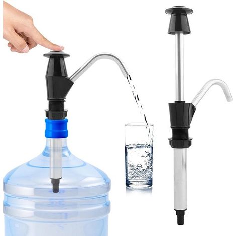 Wasserpumpenhahn Handpumpenhahn Campingwasser Doppelhub 32 mm Loch Schwarz (1/5)