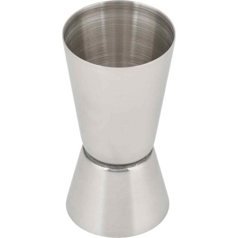 Doseur à cocktail double en acier inoxydable 20/50 ml, verre doseur pour alcool (en onces). (1/5)