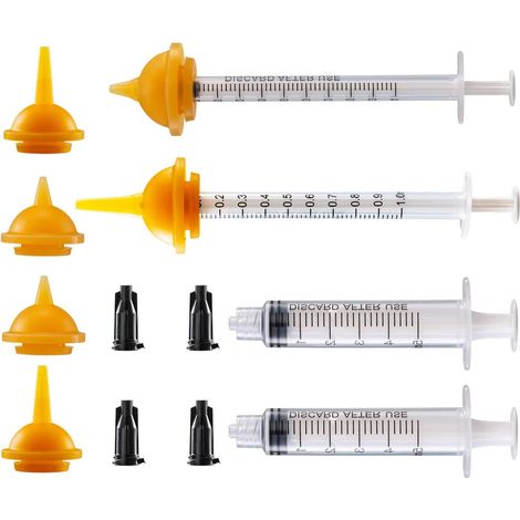 6 Pack Dummies with Syringes for Puppies, Kittens, Squirrels and Other Pets (1/5)