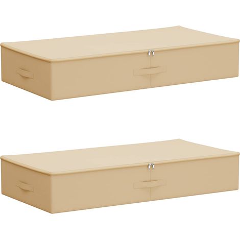 Maison Exclusive - Scatola di Stoccaggio 2 pz Tessuto non tessuto 100 x 50 x 18 cm (1/5)