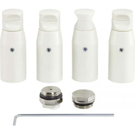 Kit 4 fixations Palma Spa EC Ral 9016 - ACOVA 926171